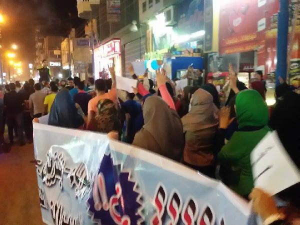 “ألتراس أسود ضد الانقلاب” يتظاهر في بلقاس بالدقهلية