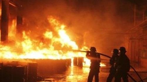 حريق هائل بمصنع كيماويات في المعادي