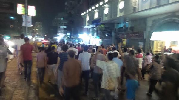 مسيرة ليلية لـ”شباب ضد الانقلاب” في المهندسين