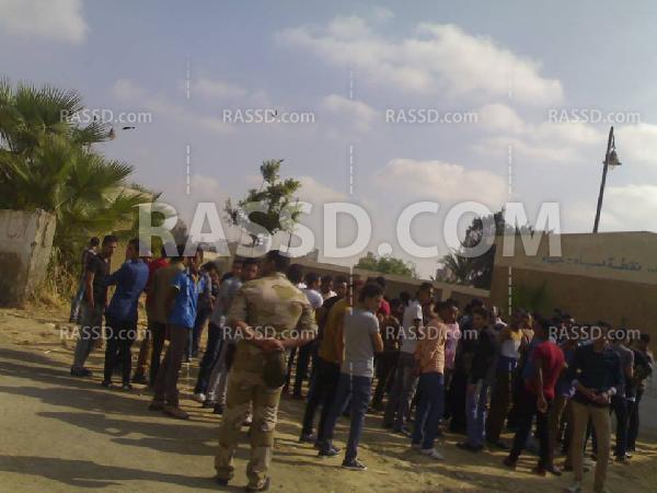 تأديب عسكري للطلبة في أول يوم دراسي بالسويس