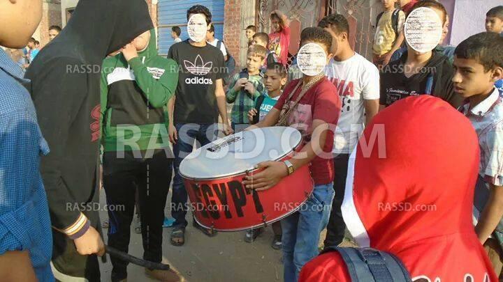 فراشة لـ “أبناء الأزهر” بأبو حماد بالشرقية تنديدا بالانقلاب