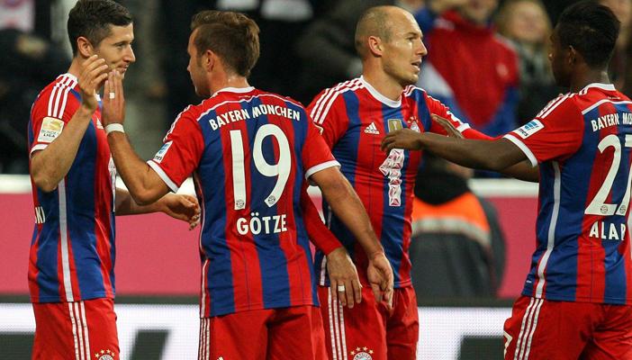 التشكيل الرسمي للبايرن في مواجهة فولفسبورج