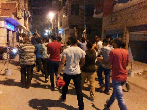 تظاهرة مناهضة للانقلاب في المنصورة