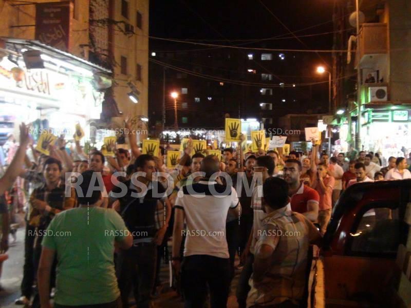 تقاعل الأهالي مع ﻣﺴﻴﺮﺓ ﻟﻠﺘﺤﺎﻟﻒ ﺍﻟﻮﻃﻨﻲ بدمنهور