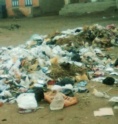 القمامة تملأ شوارع نبروه في الدقهلية وسط تجاهل المسئولين