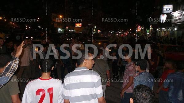 صور | مظاهرة ليلية لـ”شباب ضد الانقلاب” في الإسكندرية