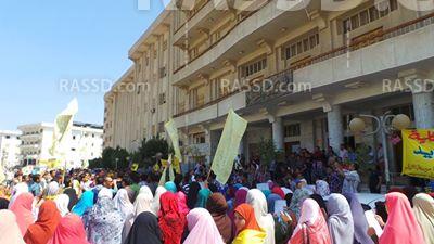 طلاب ضد الانقلاب يواصلون انتفاضتهم بجامعة بنى سويف