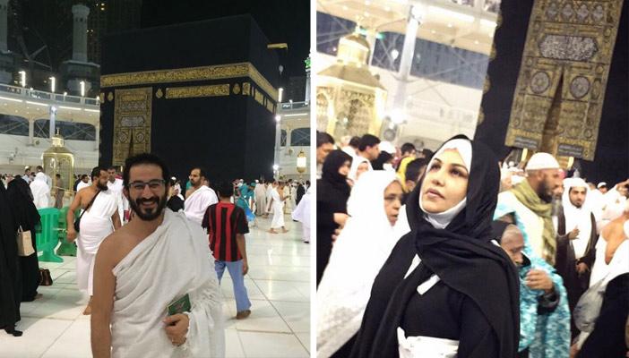 بالصور.. من وفاء عامر إلى وزير الدفاع.. مشاهير يؤدون فريضة الحج