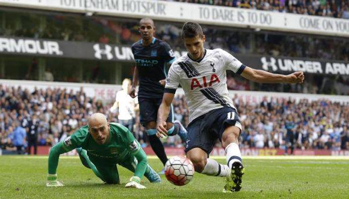 بالفيديو.. صفعة قوية لمانشستر سيتي تهدد صدارته برباعية توتنهام