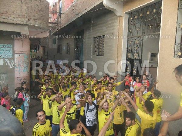 ألتراس نهضاوي يتظاهر بشمال الجيزة تنديدًا بالانقلاب