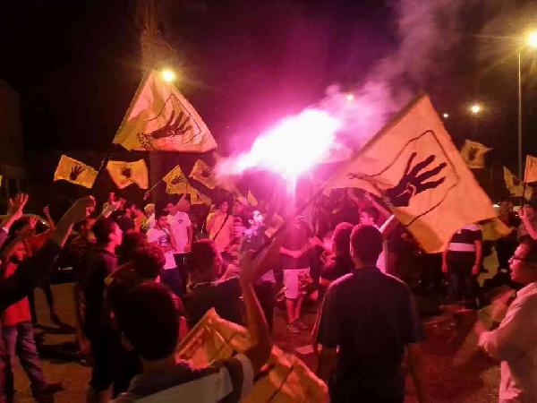 ثوار مدينة نصر يتظاهرون للمطالبة بالحرية للمعتقليين