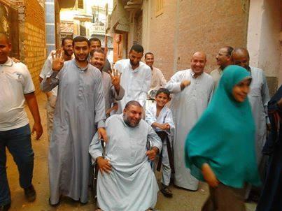 إخلاء سبيل معتقل سياسي “قعيد” بكفالة 5 آلاف جنيه