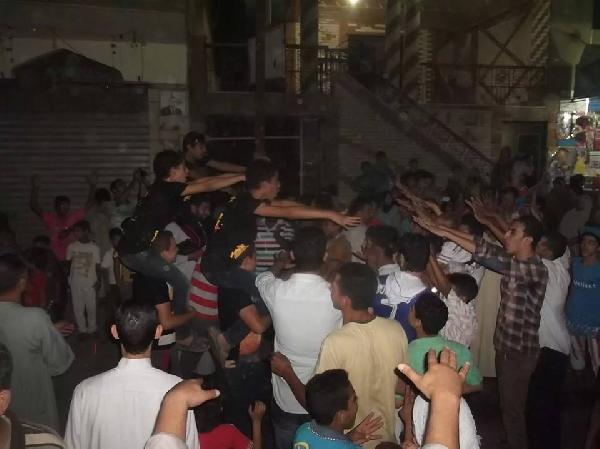 مسيرتان في القليوبية تنديدًا بالانقلاب