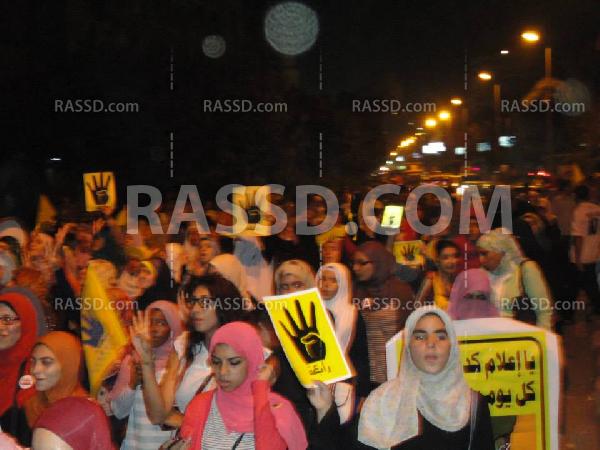 مسيرة ضد العسكر في المعادي