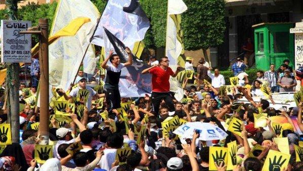 مسيرة لطلاب ضد الانقلاب بالغربية فى أسبوع “العدالة”