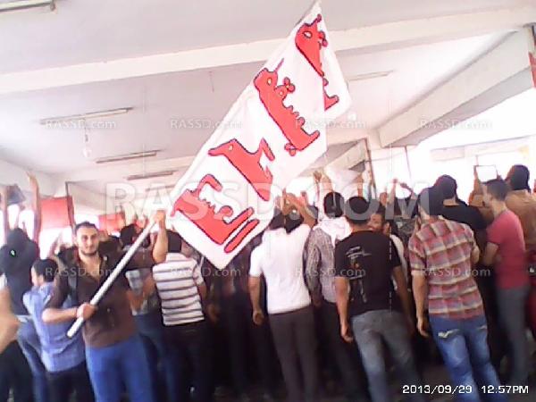 تظاهرة حاشدة لطلاب جامعة طنطا دعما للشرعية