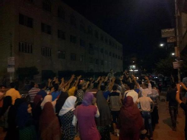 رافضو الانقلاب بطنطا يتظاهرون للإفراج عن المعتقليين