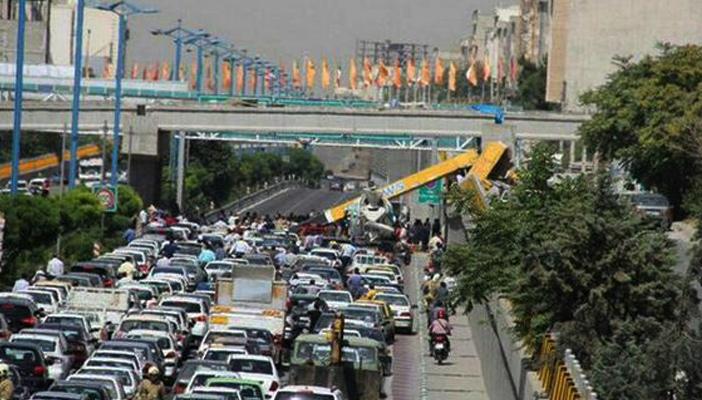 “سبق” السعودية تتهم إيران بالتعتيم على سقوط “رافعة” في طهران