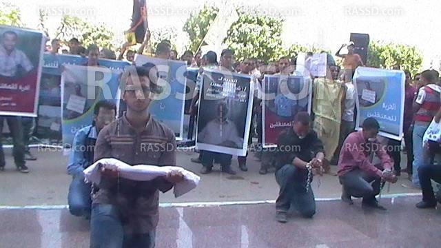 طلاب بني سويف ينهون وقفتهم ويتعهدون بالمواصلة