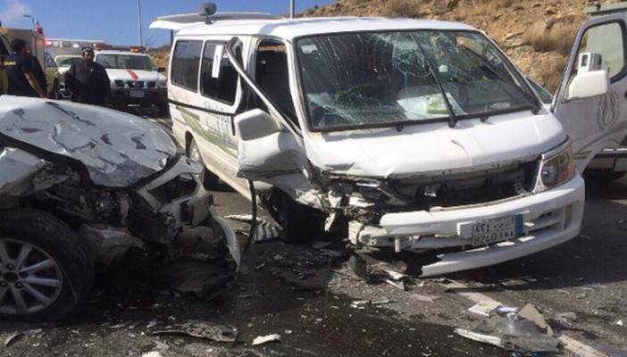 مصرع وإصابة 18 في حادث تصادم ببني سويف