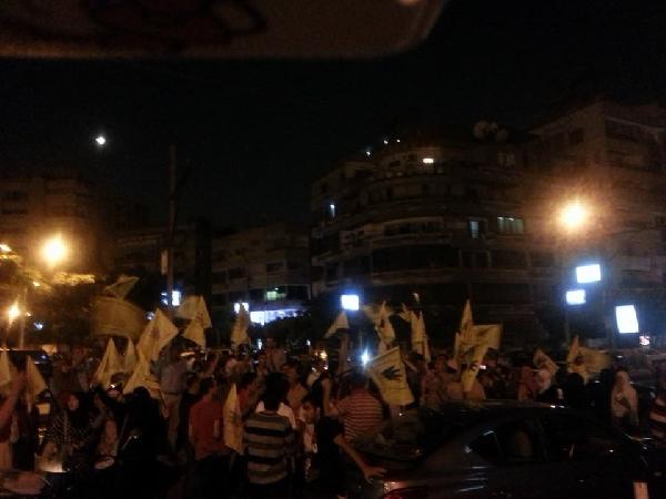 تظاهرة مسائية لرافضي الانقلاب بمصر الجديدة