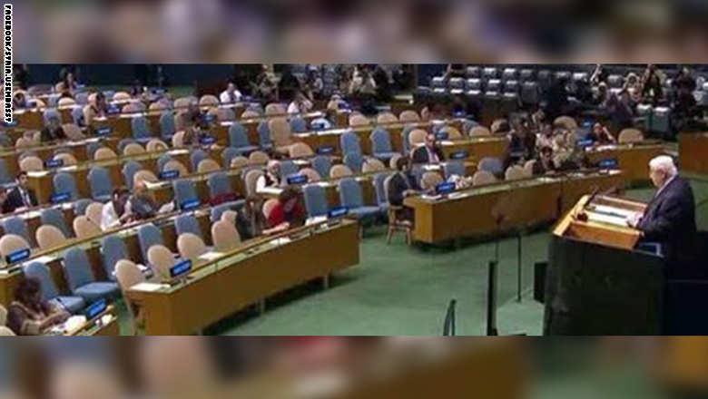 سفارة أمريكا بدمشق .. خطاب المعلم: “مقاعد فارغة لكلام فارغ”