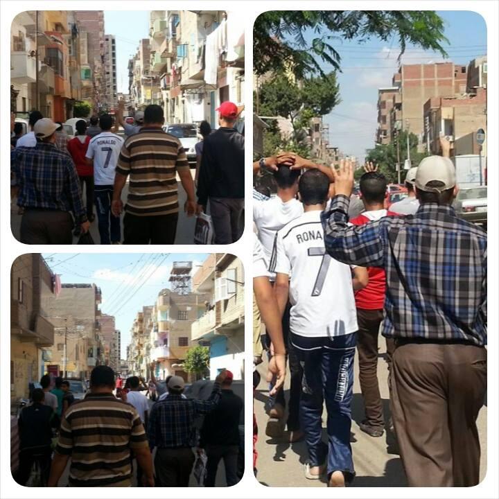 مسيرة رافضة للانقلاب في بورسعيد تطالب بالإفراج عن المعتقلين