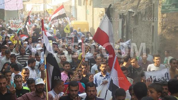 أهالي الميمون بني سويف ينتفضون بمسيرة حاشدة في يوم عرفة