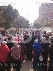 مسيرة حاشدة بعين شمس تندد بالانقلاب العسكرى