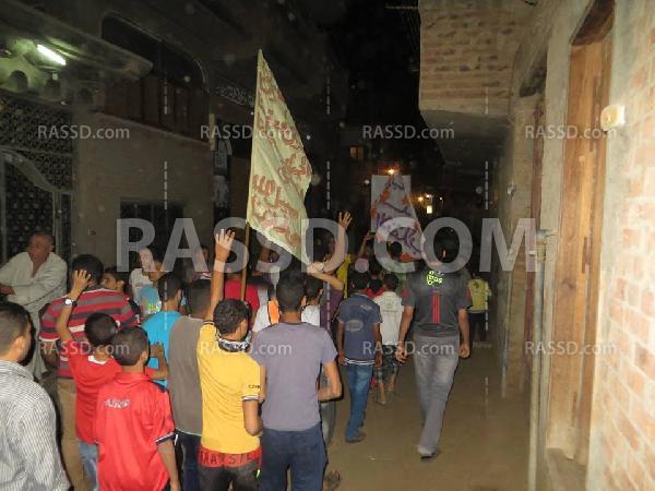 صور | “شباب ضد الانقلاب” بالغربية تطالب بالحرية للمعتقلين