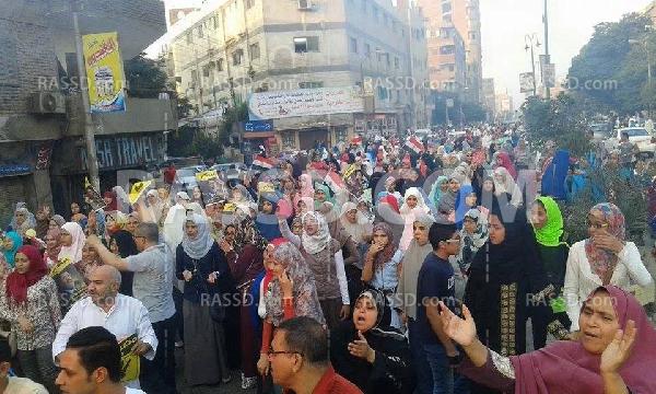 فعاليات مناهضة للانقلاب في بني سويف بأول أيام العيد