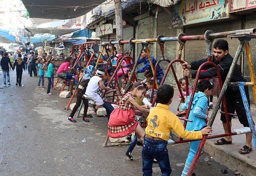 “أطفال حلب” أوضاع مأساوية في عيد الأضحي