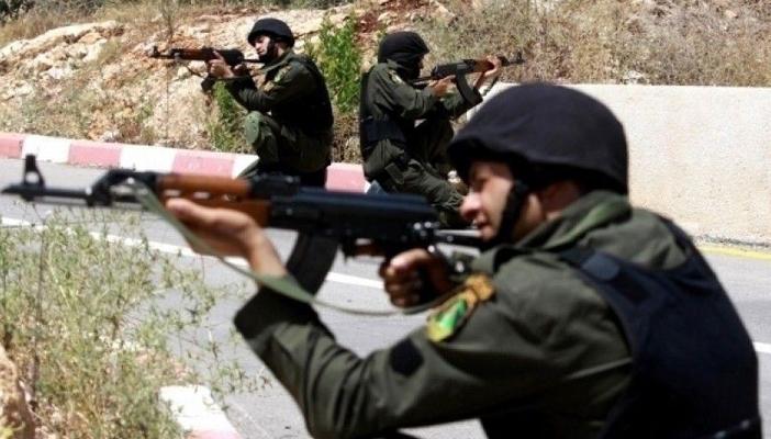 الأمن الوطني والشرطة الفلسطينية يتصديان للاحتلال شرق رام الله