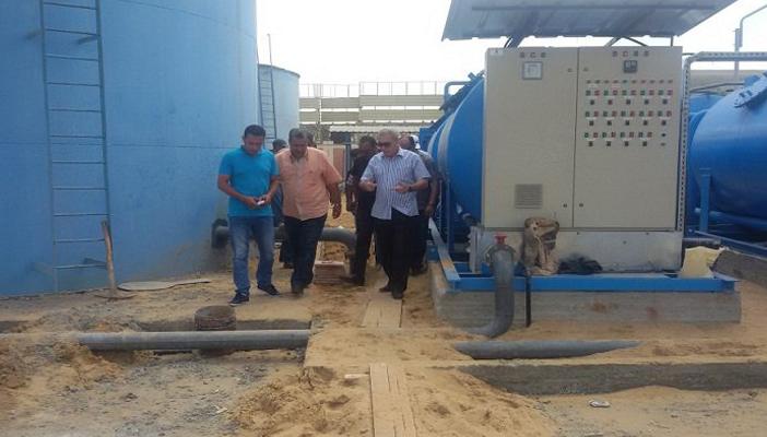 الانتهاء من إنشاء محطتين لمياه الشرب بإحدى مناطق جنوب بورسعيد