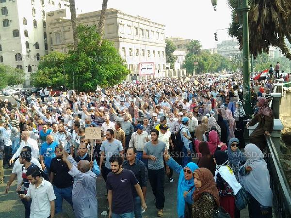 الطوفان الرافض متجه إلى ميدان التحرير