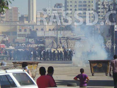 البث المباشر لإعتداء قوات الإنقلاب علي متظاهري السويس