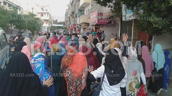 تظاهرة نسائية في بني سويف بذكرى استشهاد “رفيدة سيف”