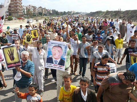 “الحرية للجدعان” شعار مسيرتين في كفر الشيخ
