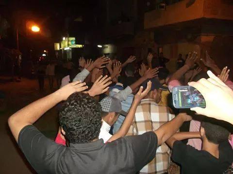 مسيرة بالإسماعيلية تطالب بمحاكمة قادة الانقلاب