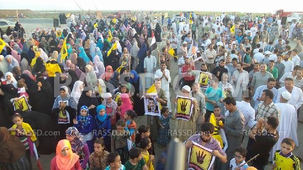 صور | رافضو الانقلاب بكفرالشيخ ينحرون لمعتقلي المحافظة