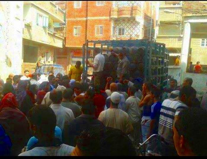 “سباب وضرب” بسبب أنابيب البوتاجاز في الدقهلية