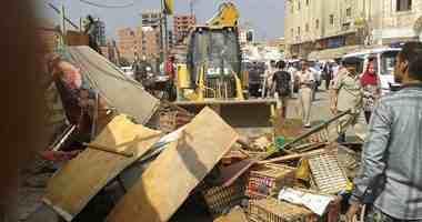 حملة لرفع الإشغالات ببنها بالقليوبية