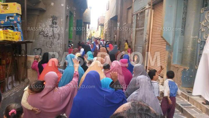 أشمنت ببنى سويف تتظاهر في أسبوع “الطلاب فرسان الثورة”