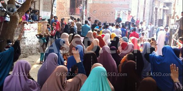 مسيرة بقرية “الخضارية” بالشرقية تنديدًا باعتقالات