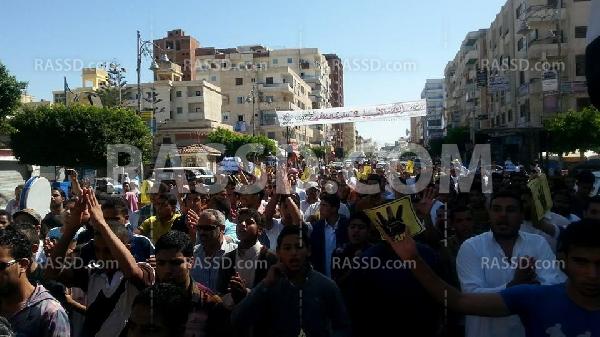 انطلاق مسيرة مطروح لرفض الانقلاب بجمعة كشف الحساب