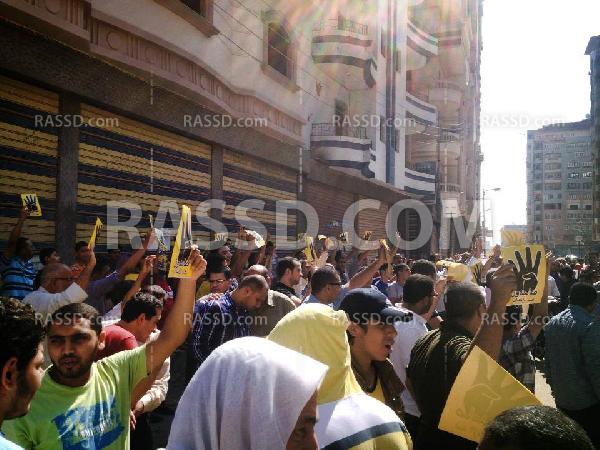 وقفة احتجاجية بالمنصورة رفضا للانقلاب بجمعة كشف الحساب