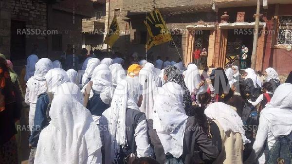 مسيرة لطلاب إعدادي وثانوي في بني سويف