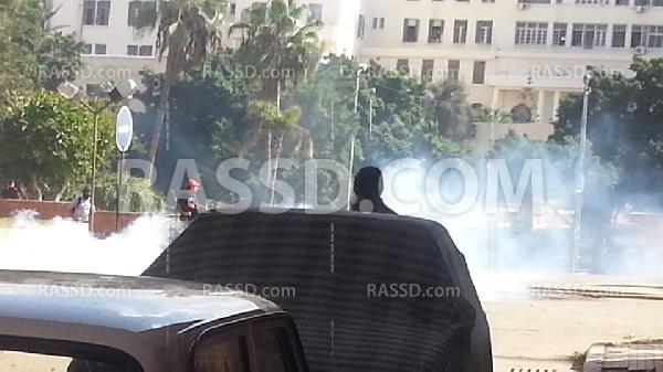 صور | اعتداء أمن الانقلاب على مسيرة كلية الهندسة بالإسكندرية