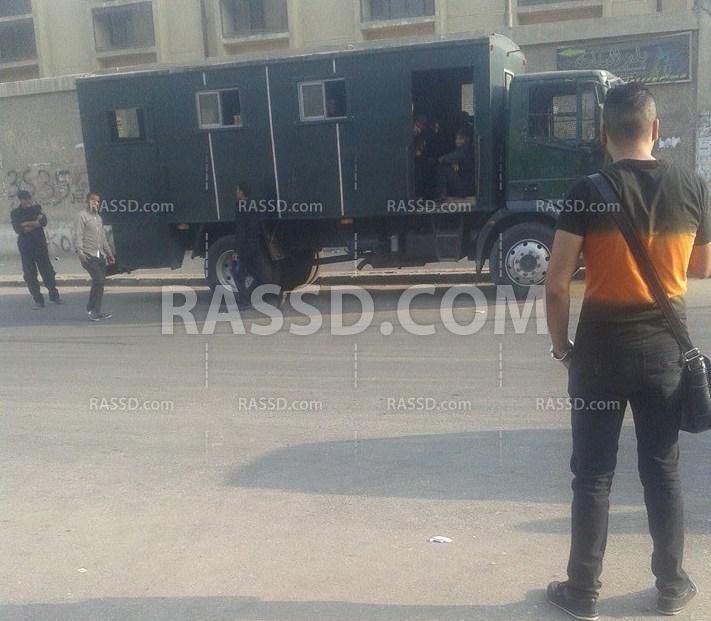 تمركز مكثف لأمن الانقلاب أمام جامعة “عين شمس”