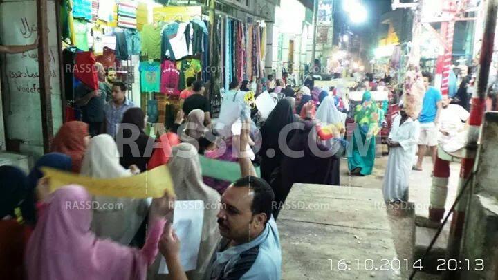 مسيرتان ليليتان في القليوبية تنديدًا بالانقلاب